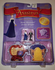 Collana PlaySet Medaglione Anastasia Galoob Paris Menories 1997 Vintage. Nuovo in confezione