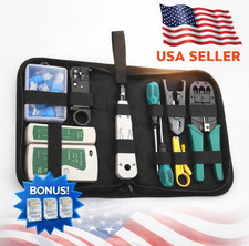 Network Tool Kit - RJ45 Crimper, Tester  Strippers for Ethernet Cable Work