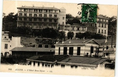 CPA ALGERIA Alger-L'Hótel Beau Séjour (238409)