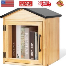 Outdoor Library Box Literature Exchange Box Outdoor Book Storage Little Wood ...