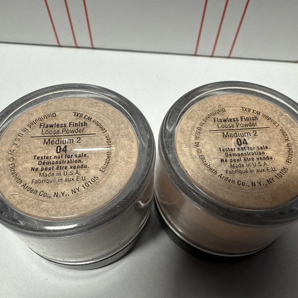 3-УПАКОВКА ELIZABETH ARDEN БЕЗУПРЕЧНАЯ ОТДЕЛКА РАССЫПЧАТЫЙ ПОРОШОК - СРЕДНИЙ 04 - запечатанный - Изображение 2 из 4
