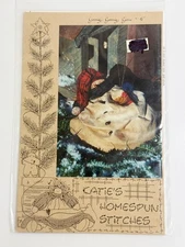 Catie's Homespun Stitches, Going, Going, Gone Snowman Pattern
