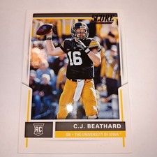2017 Score #401 C.J. Beathard RC - Iowa Hawkeyes