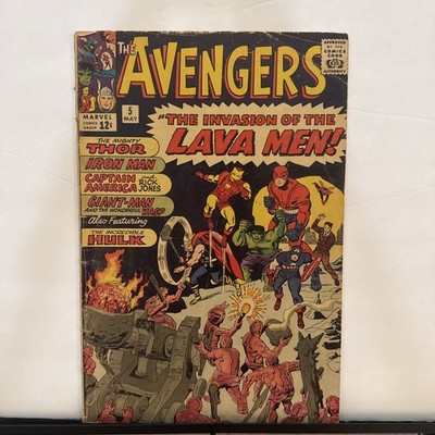 Avengers #5 (5/64) Nice Copy Clean & Tight! Great Price! Pls C Photos.