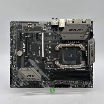 Broken MSi B450 Tomahawk ATX AMD DDR4 Motherboard Bented Pins