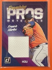 2018 Panini Donruss Francis Martes Promising Pros Materials Gold /99 #PPM-FR
