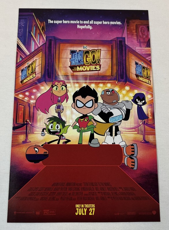 2018 Cartoon Network tv series ad ~ TEEN TITANS GO! TO THE MOVIES