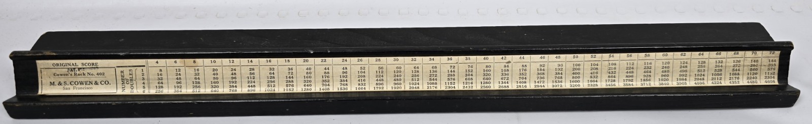 Vintage Set of 4 1920's Mah Jong Racks  M. & S. Cowen & Co. 402 Pat. Pending