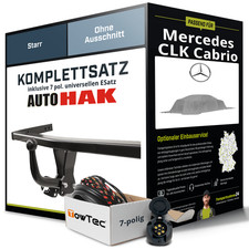 Anhängerkupplung starr für MERCEDES CLK Cabrio +E-Satz NEU Anhängerkupplung starr für MERCEDES CLK Cabrio +E-Satz NEU