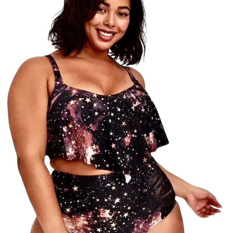 TORRID Leopard Celestial Solar System Print 2 Pc … - image 1