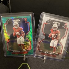 2021 Prizm Green Dragon Scale and Base Rookie Lot Rondale Moore 🔥🔥🔥 126/175