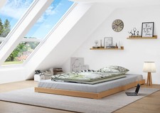 Tre varianti x letto una piazza e mezza basso 120x200 Faggio massello V-60.66-12