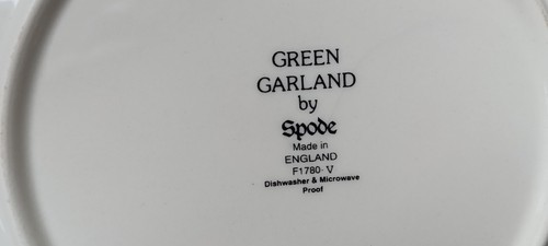 Pretty Spode 'Green Garland' salad plate - 6 1/2" - Picture 5 of 5
