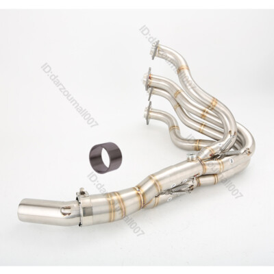 Exhaust Header Mid Link Pipe For Kawasaki Ninja ZX6R ZX636 2009-2023 Motorcycle