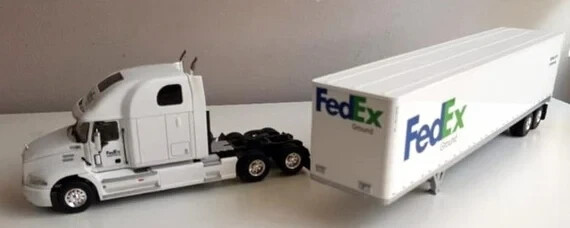 GOLDEN Wheel FedEx トレーラー ミニカー 1/43 Mack Vision (2000) - FedEx, AMERICAN TRUCK, ALTAYA 1:43 DIE CAST