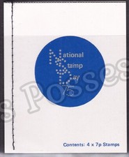 NATIONAL STAMP DAY 1975 BOOKLET WITH BLACK STITCHING