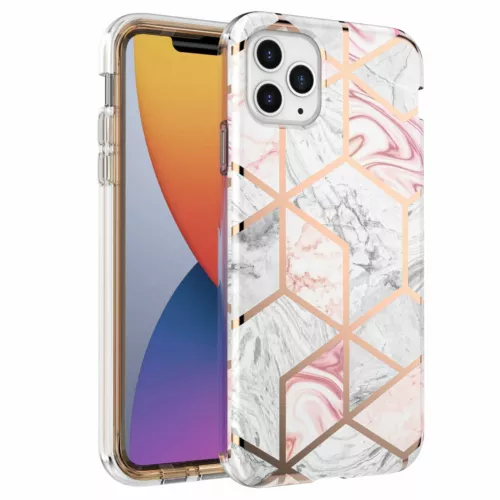 Full Body Marble Phone Back Case Cover For iPhone 8 Plus 11 Pro 12 13 14 Mini XR - Picture 7 of 18