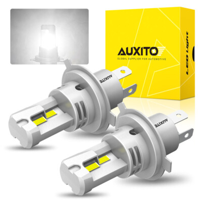 CANBUS H4 LED Headlight Super Bright Bulbs Kit 80000LM High/Low Beam 6500K White