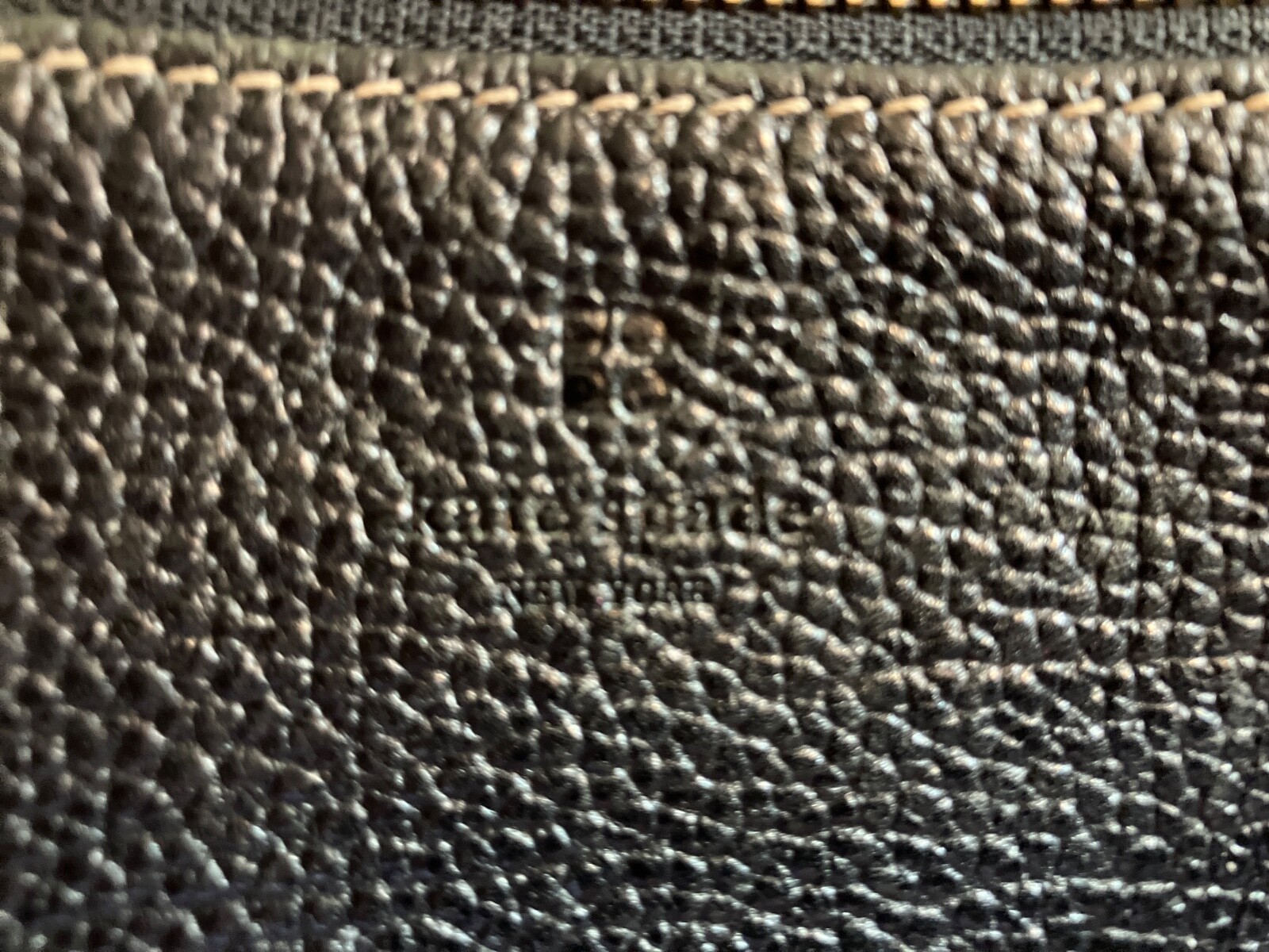 Kate Spade New York Lexy Leather Large Hobo Tote Shoulder Bag - Black Leather