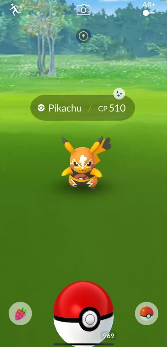 Today I finally got the #shiny #pikachu #libre One of the rarest shini