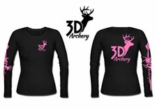 3D Archery Women's Long sleeve bow hunting shirt,archery apparel,compound bow