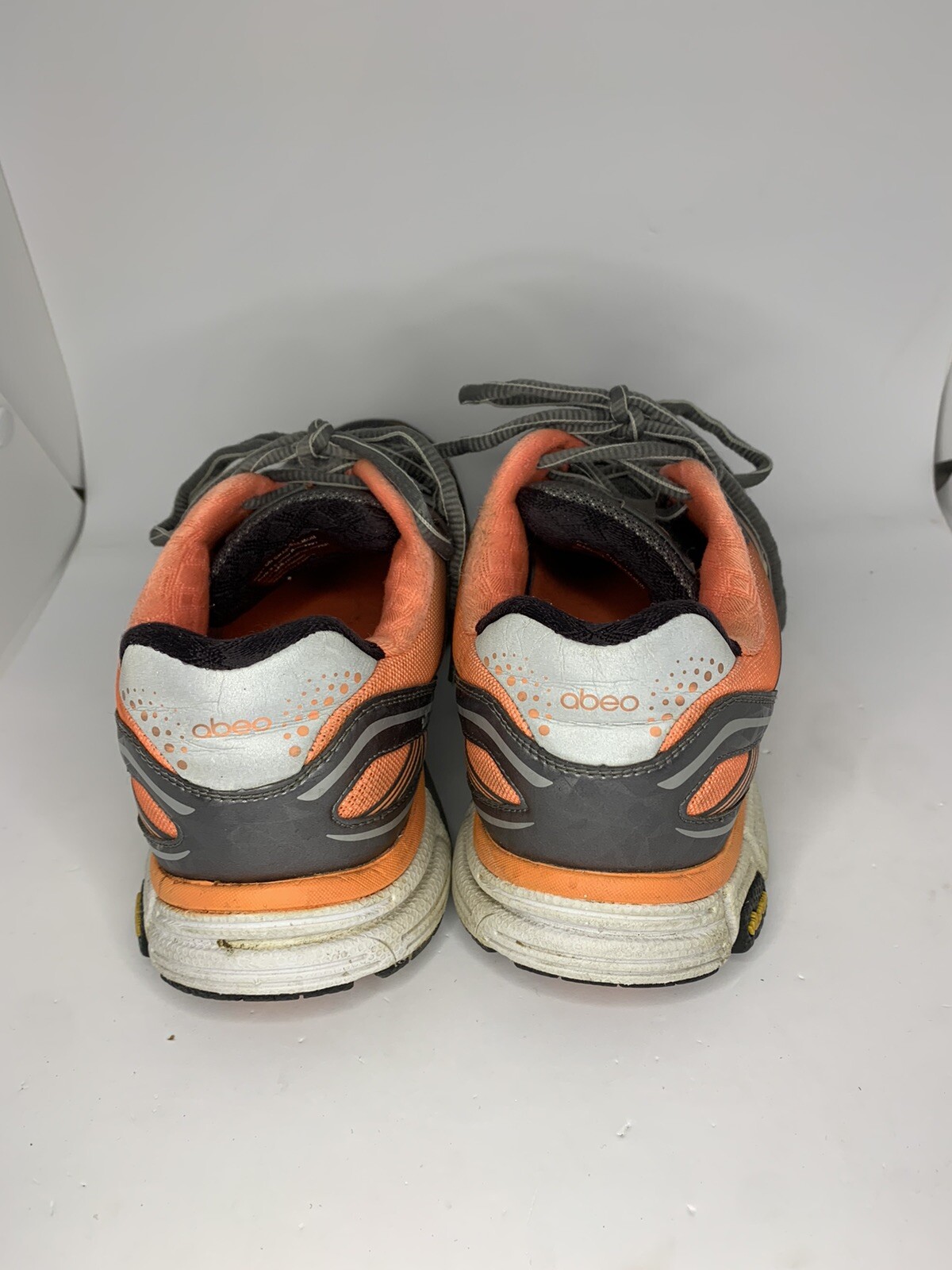 SAOLA Scarpe da corsa Abeo Aero System Vibram suola Raelon Char Salmon donna 9 5 #3551