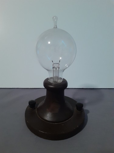 1929 Edison Replica Light Bulb Antique Vintage Lamp Old Wood Working Anniversary - Picture 5 of 10