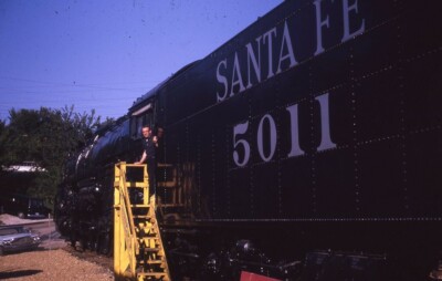 ATSF SANTA FE Railroad Train Steam Locomotive 5011 ST LOUIS Original ...