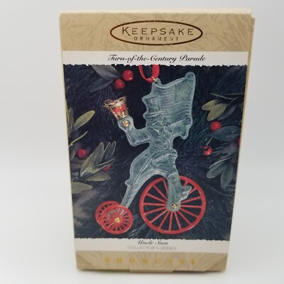 Hallmark Christmas Ornament Turn of  Century Parade Uncle Sam Patriotic Metal