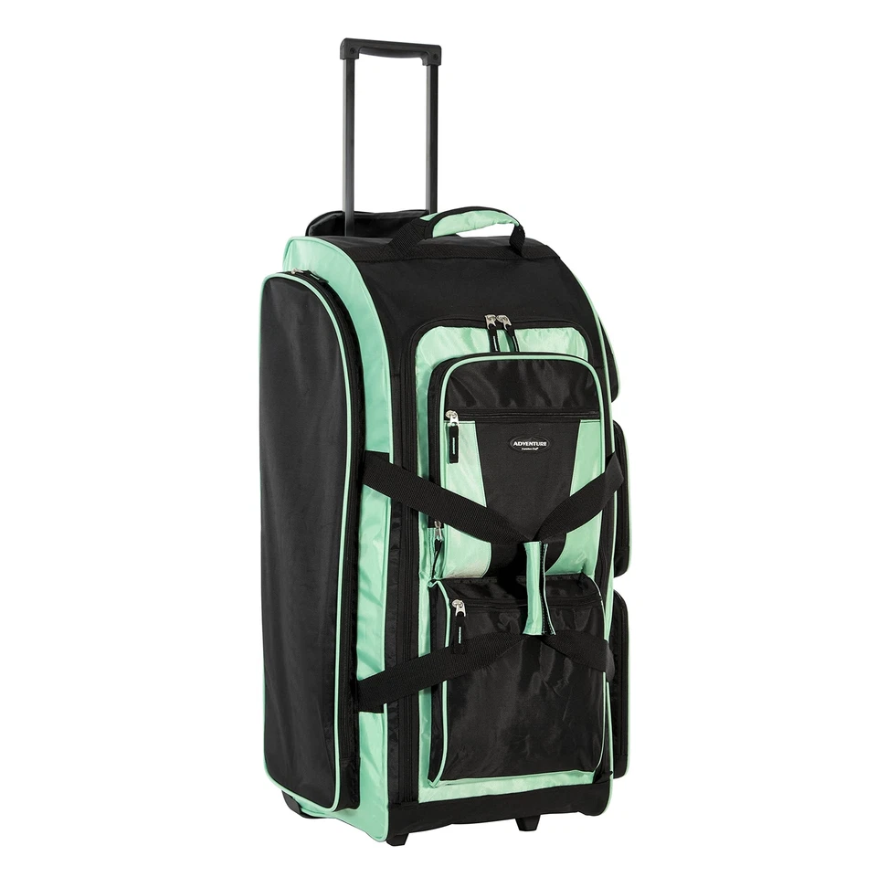 Bolsa de lona con ruedas vertical Travelers Club Xpedition de 30 pulgadas con varios bolsillos Foto 3 de 4