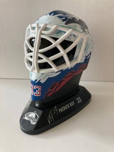 Mini masque de gardien McDonald's LNH 1996 PATRICK ROY COLORADO AVALANCHE