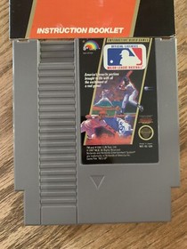 Major League Baseball -Juego Nintendo NES, 1988- &iexcl;con libro de instrucciones y estuche!