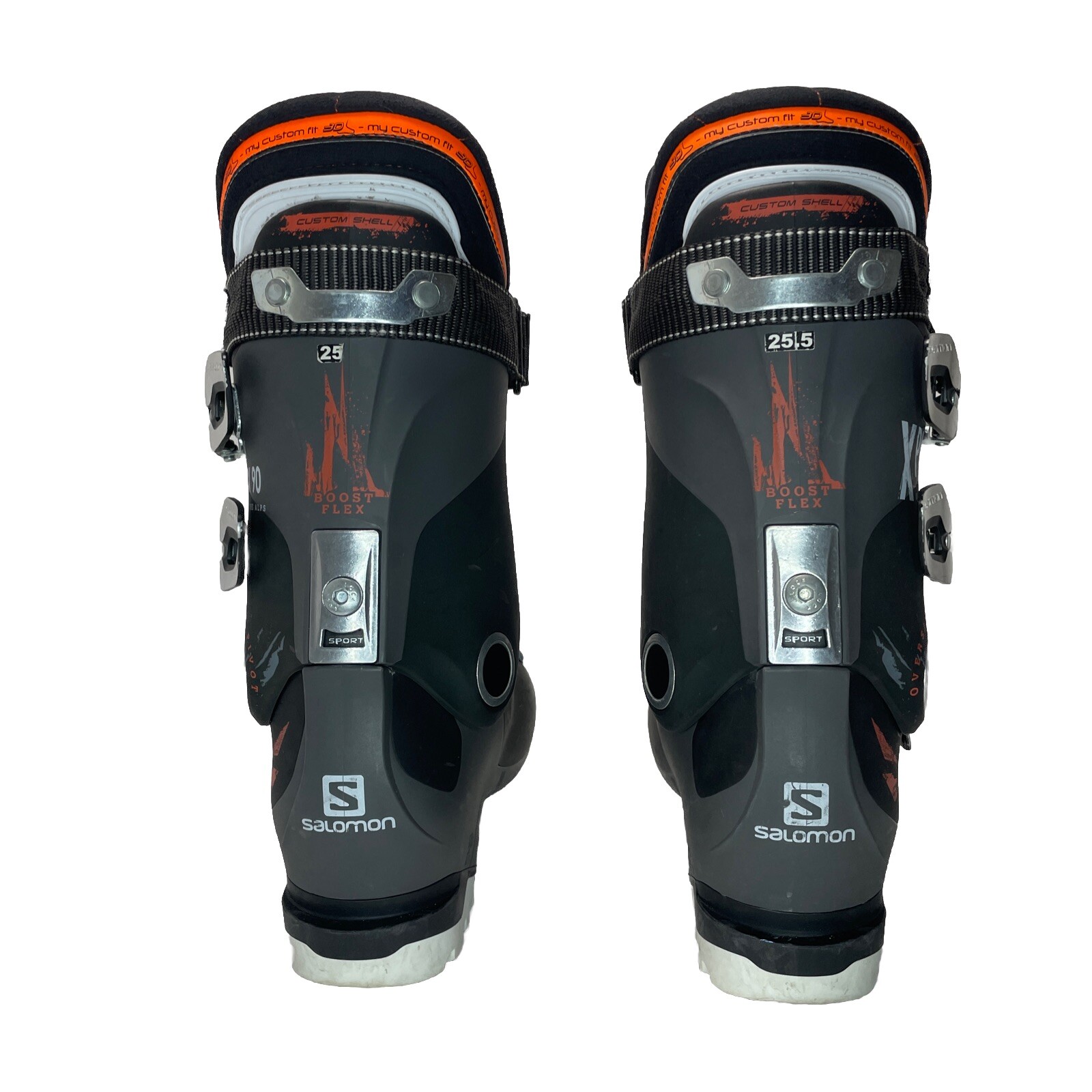 Scarponi da sci Salomon XPRO 90 taglia 25 25 5 nero arancione