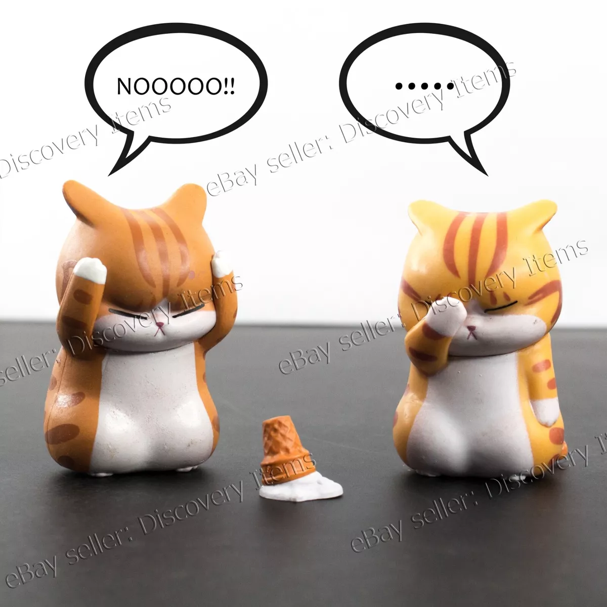 cute angry cat cartoon - Kawaii Cat - Magnet