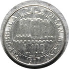 elf  San Marino 100 Lire 1977 Protection of Nature — photo 2
