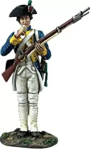 BRITAINS SOLDIERS 16183 - French Royal Deux-Ponts Tearing Cartridge Metal Figure