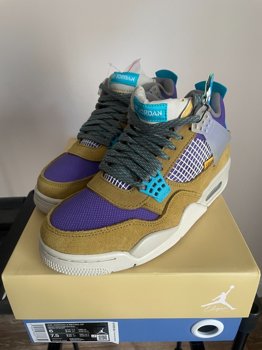 Air Jordan 4 Union Desert Moss 7.5 Women / Men 6 DJ5718-300