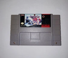 NHL Stanley Cup (SNES) Authentic Tested & Working Cart Only