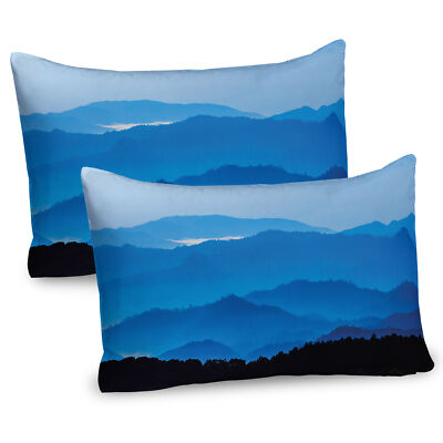 Misty Mountain Levels 2 Teiliges Kissenbezugs Set 40x80cm