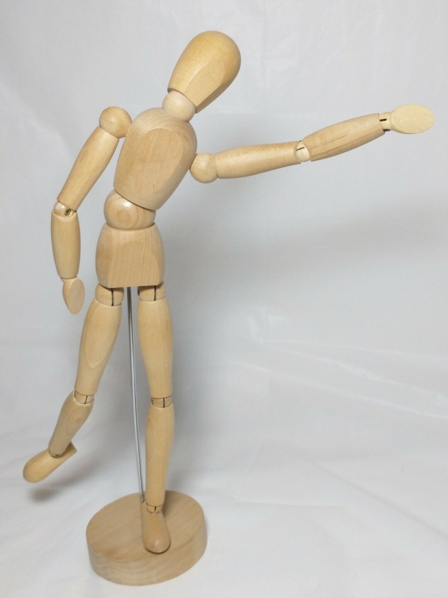 13 Ikea Gestalta 21576 Wooden Mannequin Human Figure. EUC
