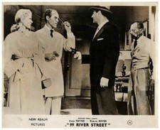 99 River Street Original Lobby Card Brad Dexter Peggie Castle Jack Lambert Gun