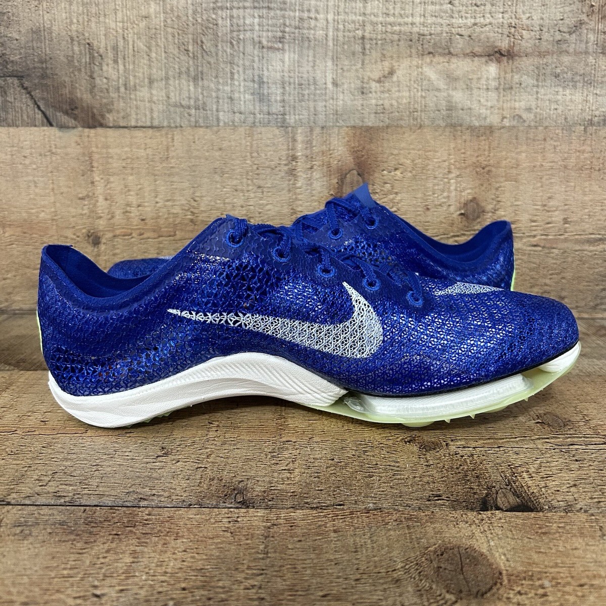 Nike Track Spikes Mens 7 Womens 8.5 Blue Air Zoom Victory CD4385
