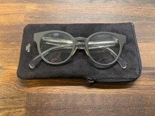 Celine black and clear titanium glasses new never worn slight defect bridge