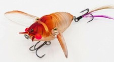 Chasebaits Ripple Cicada Wakebait Crawler 1 3/4 pulgadas cuerpo hueco rosa aturdidor