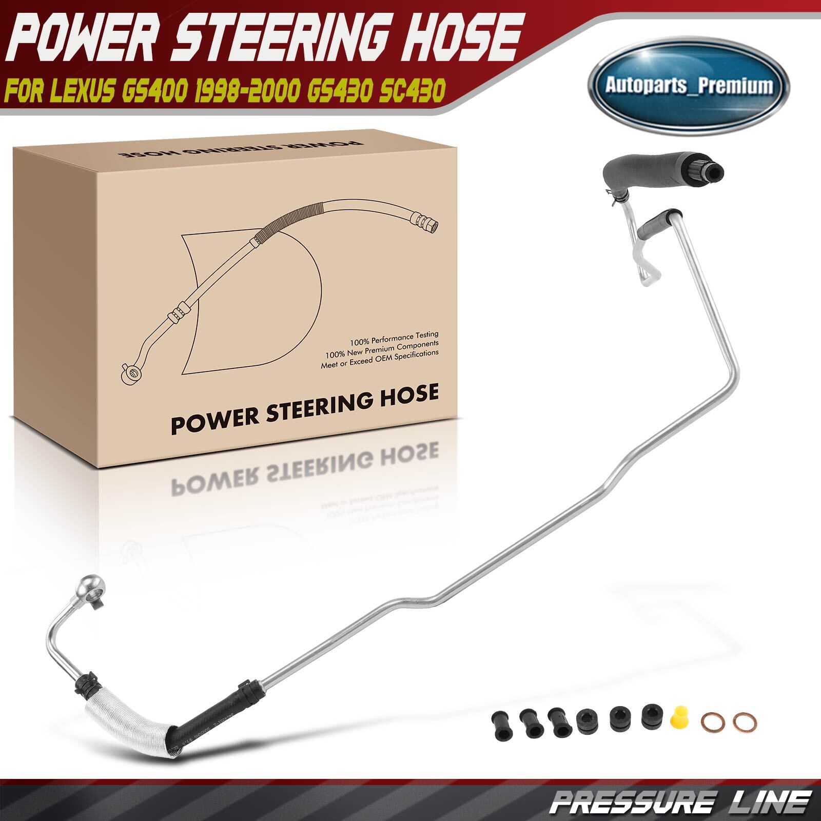 Power Steering Pressure Line Hose Assembly for Lexus GS400 19982000