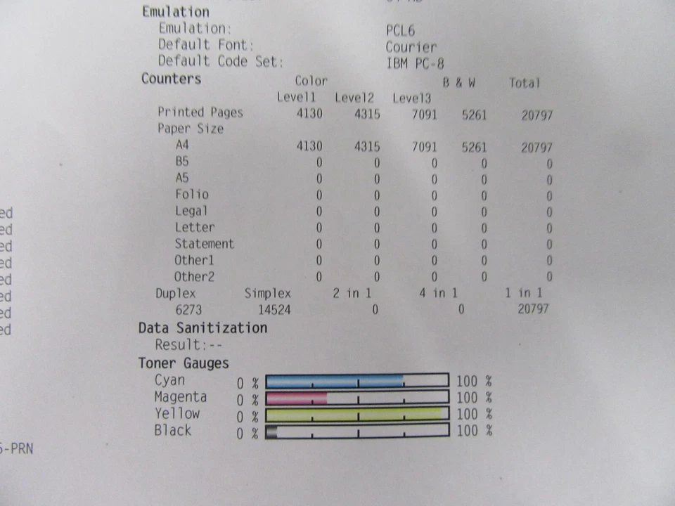 Kyocera ECOSYS P6230cdn A4, Colour Printer, Low Count, Under 21K, WARRANTY - Image 4 of 4