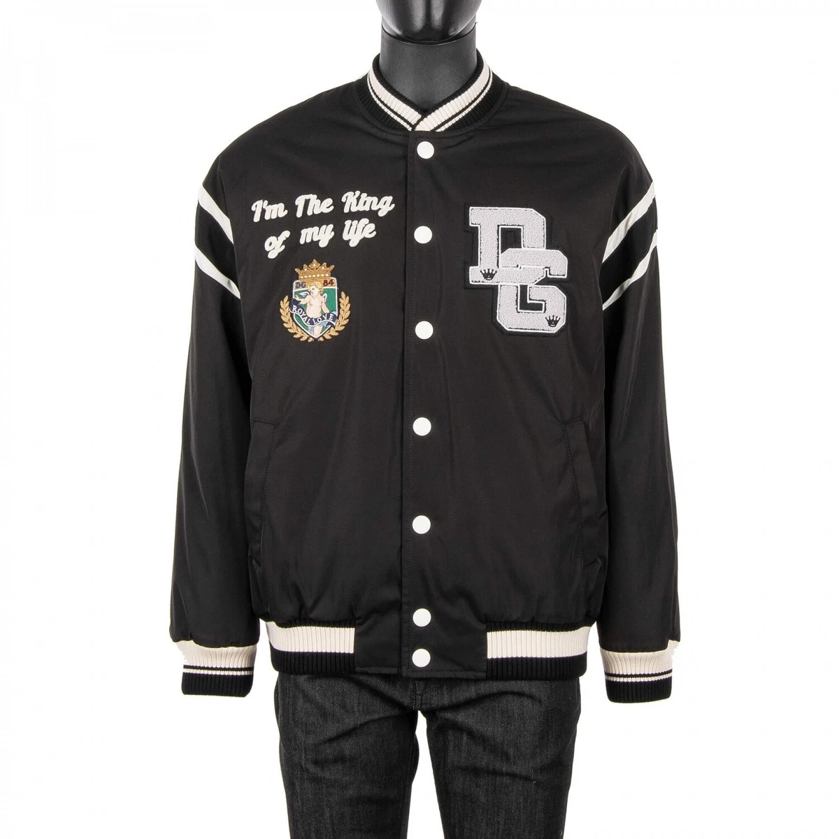 Dolce and gabbana varsity best sale jacket