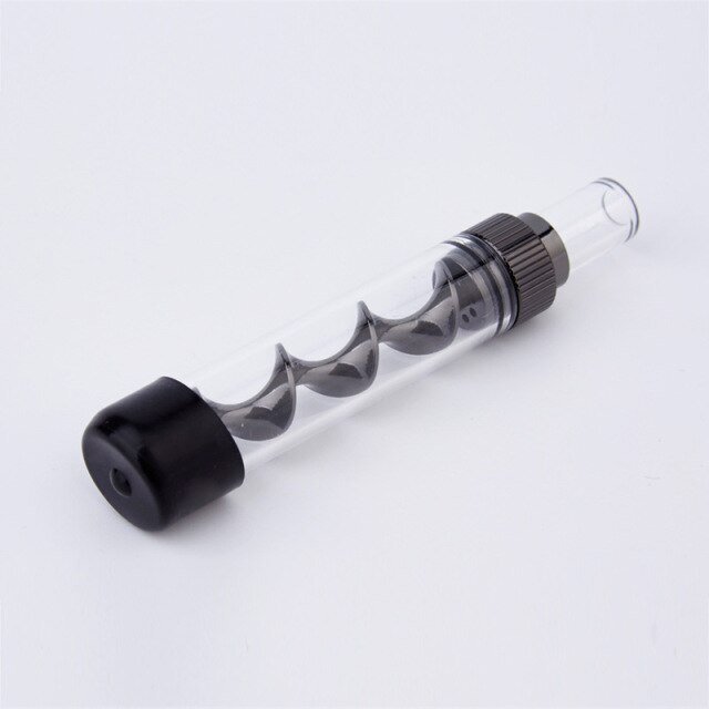 Pipa Da Fumo In Vetro Riciclatore Soffiato A Mano Swirl Ciotola In - Foto 9