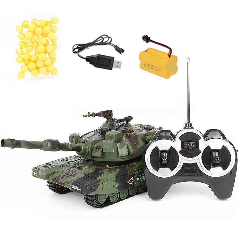 1:32 Main Battle Tank Military War Remote Control w/ Shooting Bullets RC Toy Kit - Image 4 of 4