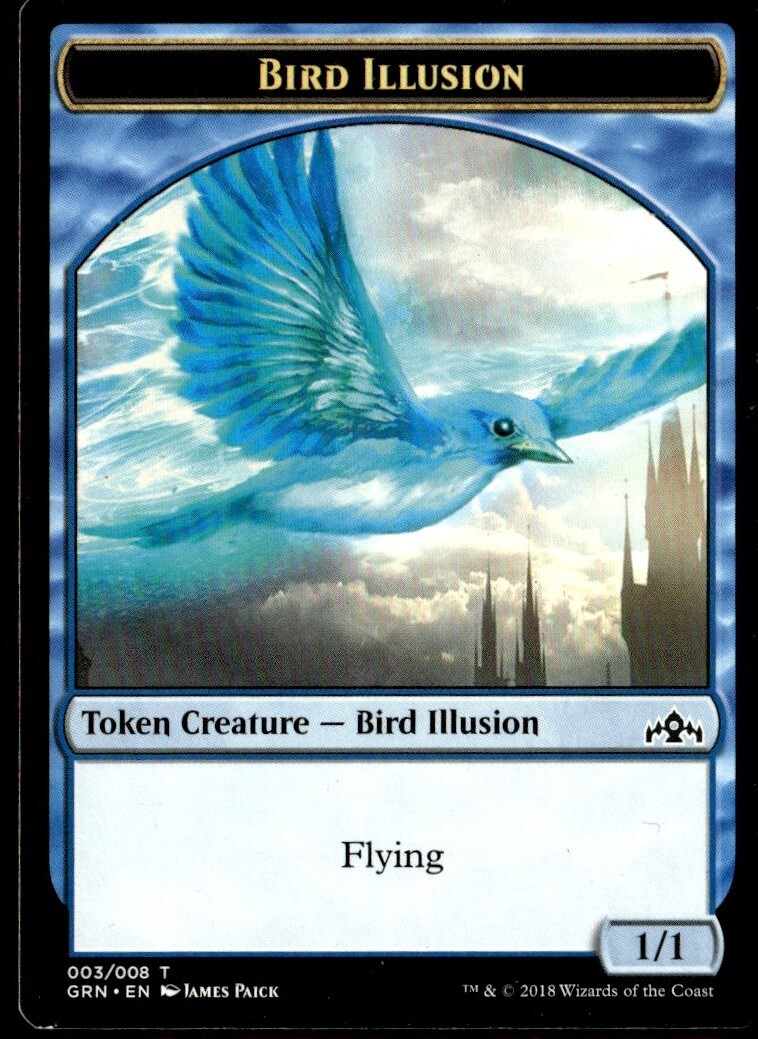 2018 Guilds of Ravnica Tokens Bird Illusion Token/Common #3